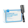 Medline Adult Polyethylene Hair Brush, Vented, 7.25