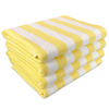 Monarch Brands Yellow Stripe 15lb Cabana Towel, 30