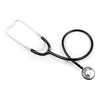 Classic Stethoscope BASIC Black 1-Tube 21 Inch Tube Single Head Chestpiece