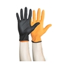 Reversible Exam Glove Black-Fire x-Large NonSterile Nitrile Standard Cuff Length Textured Fingertips Black / Orange Not Chemo Approved, 10 EA/CS