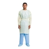 Protective Procedure Gown Halyard Basics X-Large Yellow NonSterile AAMI Level 2 Disposable, 10/BG
