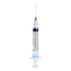 Sol-Millennium Medical Syringe with Hypodermic Needle Sol-Care 10 mL 22 Gauge 1-1/2 Inch Detachable Needle Retractable Needle, 100/BX, 12BX/CS MON1021082CS