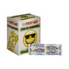 Adhesive Strip American® White Cross First Aid 3/4 x 3" Plastic Rectangle Kid Design (Emojis) Sterile, 100/BX