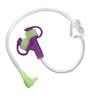Enteral Feeding Extension Set G-JET 2 Inch, Dual ENFit Y-Port Medication, Purple, Sterile