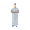 Surgical Gown with Towel Aero Chrome X-Large Silver Sterile AAMI Level 4 Disposable, 30/CS