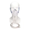 Oxygen Mask with ETCO2 Monitoring CapnoVue Elongated Style Adult One Size Fits Most Adjustable Head Strap