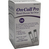 Blood Glucose Test Strips On Call Pro 50 Strips per Box No Coding Required For On Call Pro Blood Glucose Monitoring System, 50 EA/BX