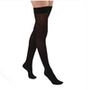 Compression Stocking Relief Thigh High, Medium, Black, Closed Toe, 1/PR