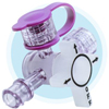 ICU Medical Closed Enteral Tube Valve ENFit&reg; Lopez Valve&reg; NonSterile, Tethered Cap MON1062767EA
