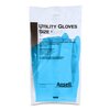 Ansell Utility Glove Medium Latex / Nitrile Blue 13 Inch Straight Cuff NonSterile, 48/CS MON1065880CS