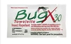 BugX 30 Insect Repellent Towelettes with DEET