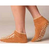Fall Management Slipper Socks Terry Treads Large Beige Ankle High, 48/CS