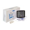 McKesson Refrigerator / Freezer Thermometer Fahrenheit / Celsius -58 to +158 F (-50 to +70 C) Internal Sensor / External Probe Desk / Wall / Door Mount Battery Operated, 1/ EA MON1074440EA