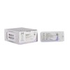 Absorbable Suture with Needle Coated Vicryl Polyglactin 910 PS-2 3/8 Circle Precision Reverse Cutting Needle Size 3 - 0 Braided