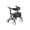 Bariatric 4 Wheel Rollator Nitro HD Black Adjustable Height / Lightweight / Folding Aluminum Frame, 1/EA