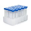 McKesson Centrifuge Tube Conical Bottom Plain 17 X 120 mm 15 mL Blue Screw Cap Polypropylene Tube, 50/PK MON1082080PK