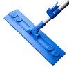 Cleanroom Mop Frame with Handle PharmaMOP 3-3/4 X 15 Inch Frame / 36 to 61 Inch Handle Locking Connection Aluminum, 1/EA