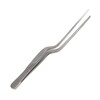 Ear Forceps Econo Sterile™ Lucae 5-1/2 Inch Length Floor / Office Grade Pakistani Stainless Steel Sterile NonLocking Thumb Handle Straight Serrated Tips, 25/CS