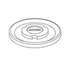 Dinex® Turnbury® Drinking Mug Lid for use with Turnbury DX3000 8-ounce Mug and DX3200 5-ounce Bowl