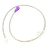 Bolus Enteral Feeding Extension Tube Set ENFit® LoProfile 24 Inch, Straight, 10/CS