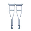 McKesson Underarm Crutches Aluminum Frame, Child, 175 lbs. Weight Capacity, Push Button Adjustment, 1/PR MON1093022PR