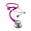 Clinician Stethoscope Adscope® 604 Metallic Raspberry 1-Tube 22 Inch Tube Double Sided Chestpiece, 1/EA