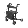 Rollator HealthSmart® Gateway Black Folding, Lightweight Aluminum
