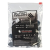 Exam Glove Black Talon Medium NonSterile Nitrile Extended Cuff Length Fully Textured Black Not Rated, 25 EA/PK