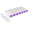 Pill Organizer Ezy Dose Pop Out Push-Button Medtime Planner 7 Day 4 Dose, 6/CT