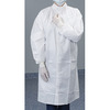 Cleanroom Lab Coat Contec® CritiGear™ White X-Large Knee Length Disposable, 10/BG