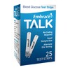 Omnis Health Embrace Talk Blood Glucose Test Strips, 50 ct.