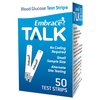 Blood Glucose Test Strips Embrace 50 Strips per Box Talking For Embrace Blood Glucose System, 1/BX