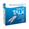 Blood Glucose Test Strips Embrace® Provides results in only 6 seconds For Embrace® Blood Glucose System, 1/BX