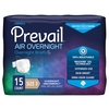 Adult Incontinent Brief Prevail Air™ Overnight Tab Closure Size 3 Disposable Heavy Absorbency, 60/CS