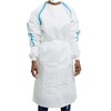 Chemotherapy Procedure Gown Contec® CritiGear™ 6X-Large / 7X-Large White NonSterile ASTM D6978-05 Disposable, 10/BG