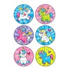 Kids Love Stickers® 90 per Roll Cartoon Unicorns Sticker 2-1/2 Inch, 1/RL