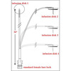 Sub-Q Infusion Set ClearView™ MS 27 Gauge X 2 6 mm 36 Inch Tubing Without Port, 6/BX