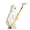 Cleanroom Tacky Roller Handle PolyTack 12 Inch Length Plastic Black Screw On Connection, 1/EA