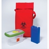 Insulated Biohazard Specimen Transport Tote Mini 6-3/4 X 5-3/4 x 10 Inch, 1/EA