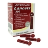 Lancet Advocate Safety Lancet Needle 30 Gauge Twist Top Activation, 5000/CS