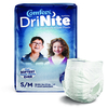 Unisex Youth Absorbent Underwear Comfees DriNite Juniors Pull On with Tear Away Seams Small / Medium Disposable Heavy Absorbency, 17 EA/BG