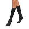 SOCK, SUPPORT CORE-SPUN THERAFIRM BLK LG 10-15MMHG D/S