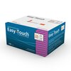 Insulin Syringe with Needle EasyTouch 0.5 mL 28 Gauge 1/2 Inch Attached Needle Without Safety, 100/BX, 5BX/CS