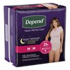Female Adult Absorbent Underwear Depend® Night Defense® Waistband Style Medium Disposable Heavy Absorbency