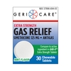 McKesson Gas Relief Geri-Care 125 mg Strength Tablet 30 per Bottle, 1/BT MON1168024BT