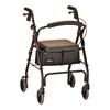 4 Wheel Rollator GetGO Classic Black Adjustable Height / Folding Aluminum Frame, 1/EA
