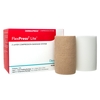2 Layer Compression Bandage System FlexPress2 Lite 4" x 3-4/5 Yard / 4" x 5-1/2 Yard Standard Compression Self-adherent Closure Tan / White NonSterile, 1/BX