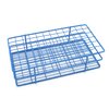 Wire Rack Test Tube Rack 72 Place 13 to 16 mm Tube Size Blue 2-1/2 X 5 X 9-1/3 Inch, 1/EA