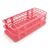Fold and Snap Test Tube Rack 60 Place 5 to 15 mL Tube Size Red 2-2/5 X 4-1/8 X 9-2/3 Inch, 1/EA