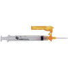 Safety Hypodermic Syringe with Needle Carepoint™ Safety™ 3 mL 1 Inch 25 Gauge Hinged Safety Needle Regular Wall, 1/BX